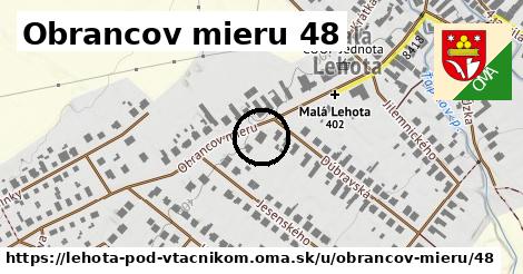 Obrancov mieru 48, Lehota pod Vtáčnikom