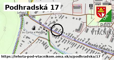 Podhradská 17, Lehota pod Vtáčnikom