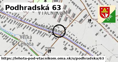 Podhradská 63, Lehota pod Vtáčnikom