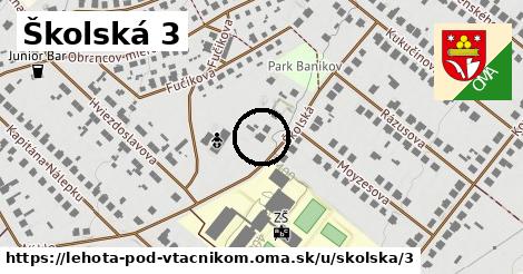 Školská 3, Lehota pod Vtáčnikom