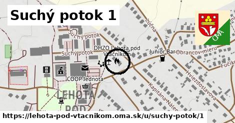 Suchý potok 1, Lehota pod Vtáčnikom