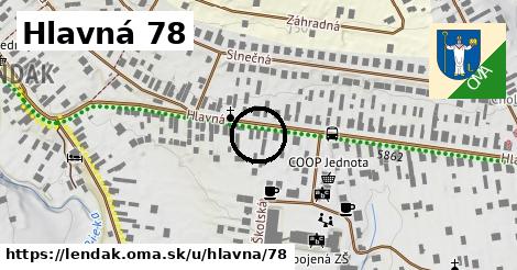 Hlavná 78, Lendak