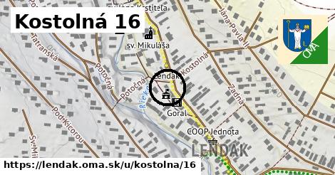 Kostolná 16, Lendak