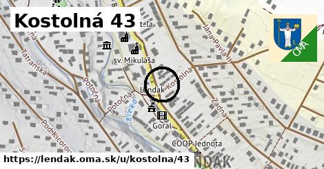 Kostolná 43, Lendak