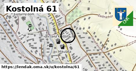 Kostolná 61, Lendak