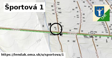 Športová 1, Lendak