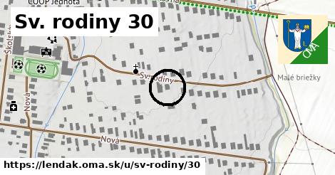 Sv. rodiny 30, Lendak