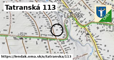 Tatranská 113, Lendak