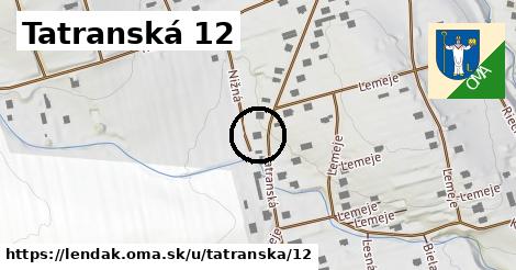 Tatranská 12, Lendak