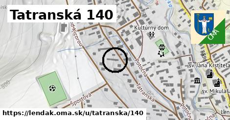 Tatranská 140, Lendak