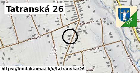 Tatranská 26, Lendak