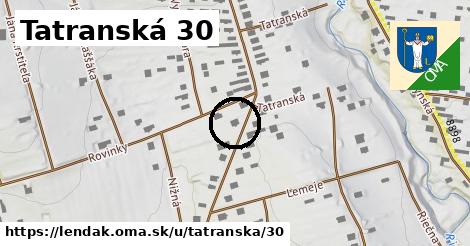 Tatranská 30, Lendak