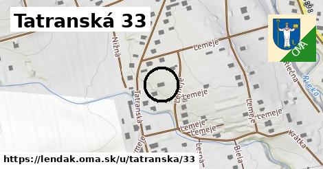 Tatranská 33, Lendak