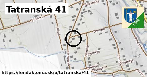 Tatranská 41, Lendak