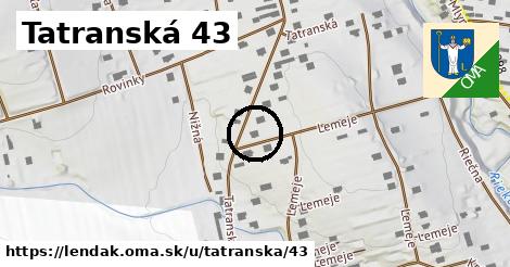 Tatranská 43, Lendak