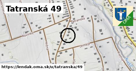 Tatranská 49, Lendak