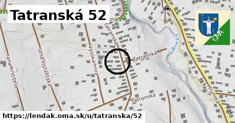 Tatranská 52, Lendak