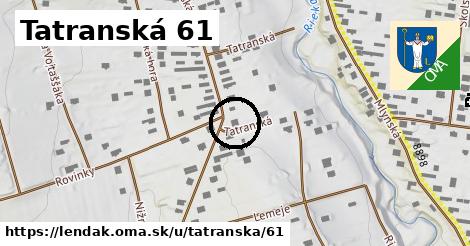 Tatranská 61, Lendak