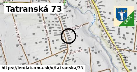 Tatranská 73, Lendak