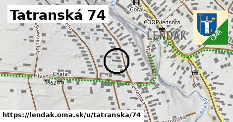 Tatranská 74, Lendak