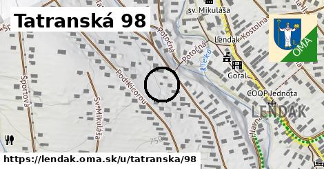 Tatranská 98, Lendak