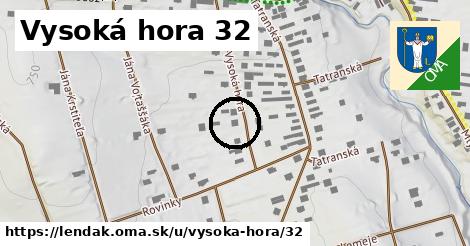 Vysoká hora 32, Lendak