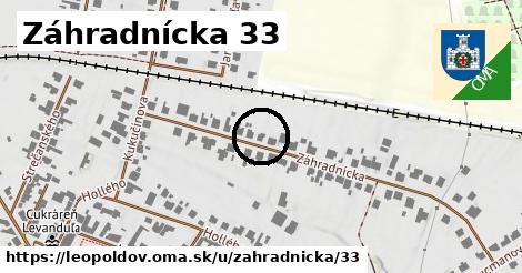 Záhradnícka 33, Leopoldov