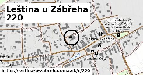 Leština u Zábřeha <span class="supisne">220</span>