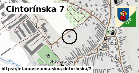 Cintorínska 7, Letanovce