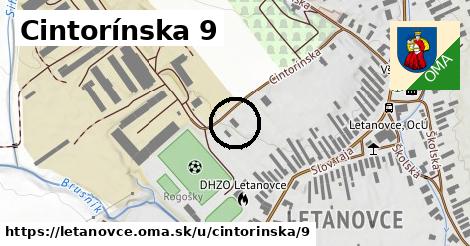 Cintorínska 9, Letanovce
