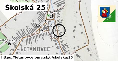 Školská 25, Letanovce