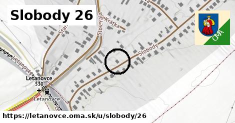 Slobody 26, Letanovce