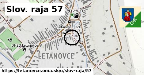 Slov. raja 57, Letanovce