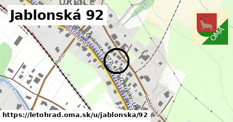 Jablonská 92, Letohrad