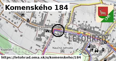 Komenského 184, Letohrad