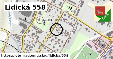 Lidická 558, Letohrad