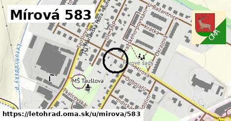 Mírová 583, Letohrad