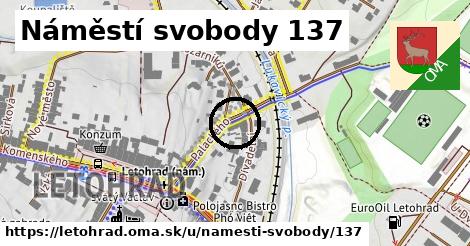 Náměstí svobody 137, Letohrad