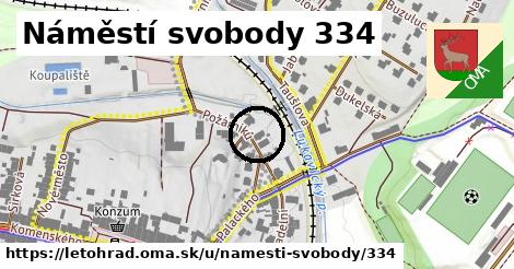 Náměstí svobody 334, Letohrad