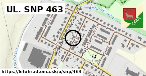 UL. SNP 463, Letohrad