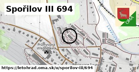 Spořilov III 694, Letohrad