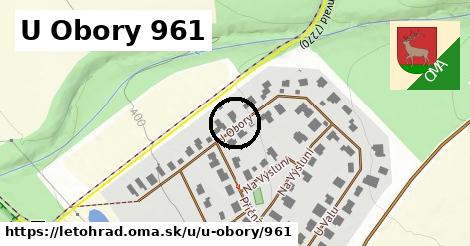 U Obory 961, Letohrad