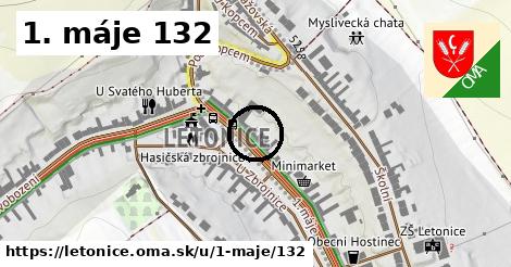 1. máje 132, Letonice