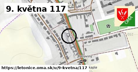 9. května 117, Letonice