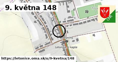 9. května 148, Letonice