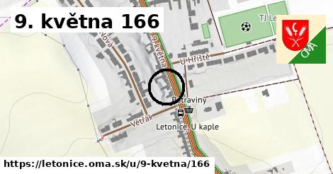 9. května 166, Letonice