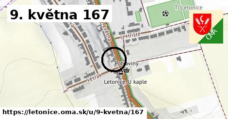 9. května 167, Letonice