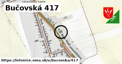 Bučovská 417, Letonice