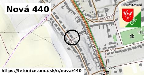 Nová 440, Letonice