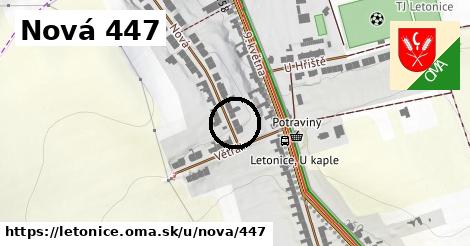 Nová 447, Letonice